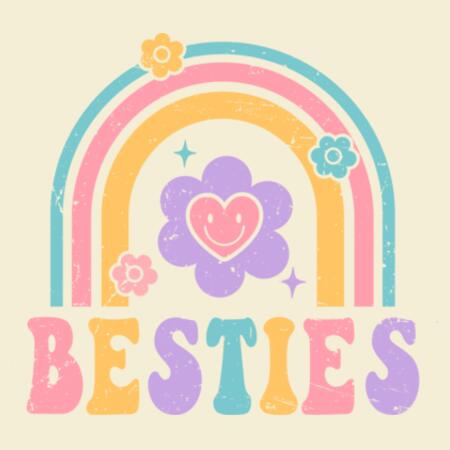 Women | ♻️ Relaxed Sweatshirt | Besties Design