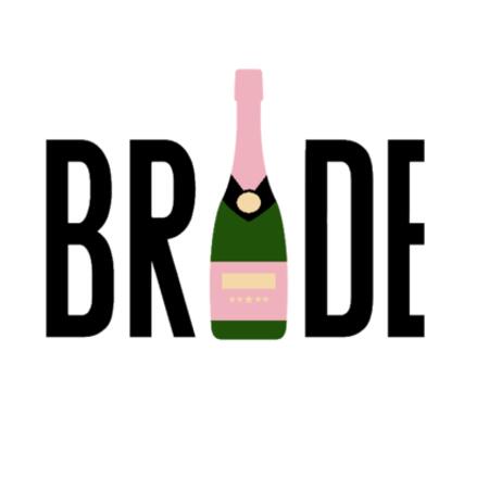 Women | Crop Tee | Champagne Bride Design