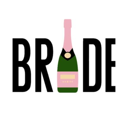 Women | Oversized Tee | Champagne Bride Design