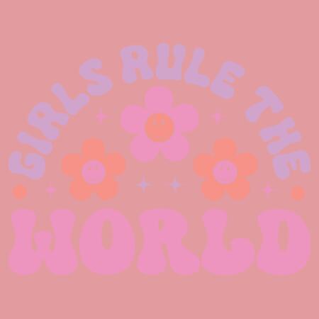 Kids | Essential Tee | Girls Rule The World Design
