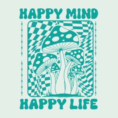 Women | Essential Tee | Happy Mind, Happy Life Design