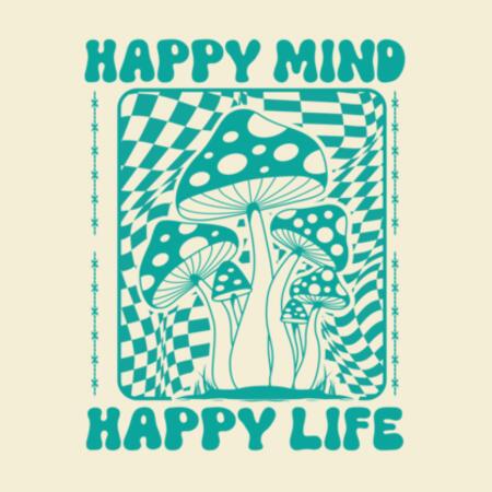 Women | ♻️ Relaxed Sweatshirt | Happy Mind, Happy Life Design