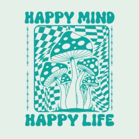 Women | ♻️ Relaxed Hoodie | Happy Mind, Happy Life Design