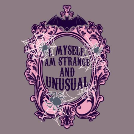 Women | Oversized Tee | I, Myself am Strange and Unusual Design
