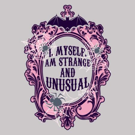 Women | ♻️ Relaxed Hoodie | I, Myself am Strange and Unusual Design