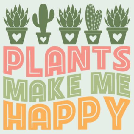 Women | ♻️ Relaxed Hoodie | Plants Make Me Happy Design