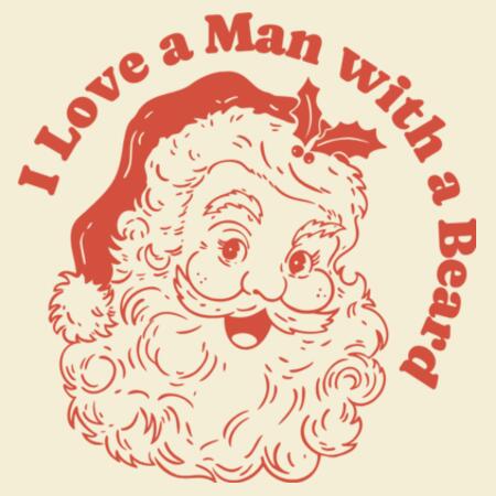 Women | Crop Tee | I Love a Man with a Beard Design