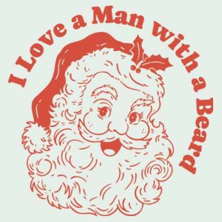 Women | Oversized Tee | I Love a Man with a Beard Design