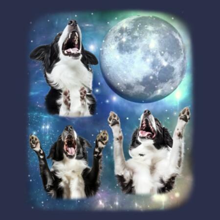 Men | Essential Tee | Howling at the Moon Design