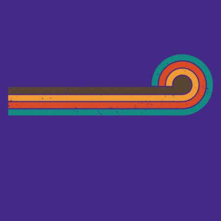 Men | Essential Tee | Groovy Stripes Design