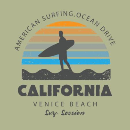 Men | Long-Sleeve Tee | Surf Session Design