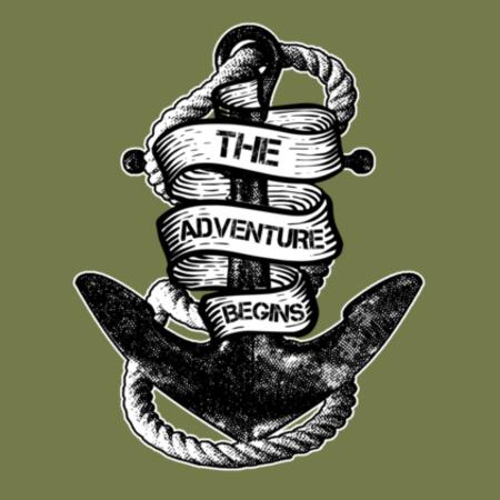 Men | Essential Tee | The Adventure Begins Design