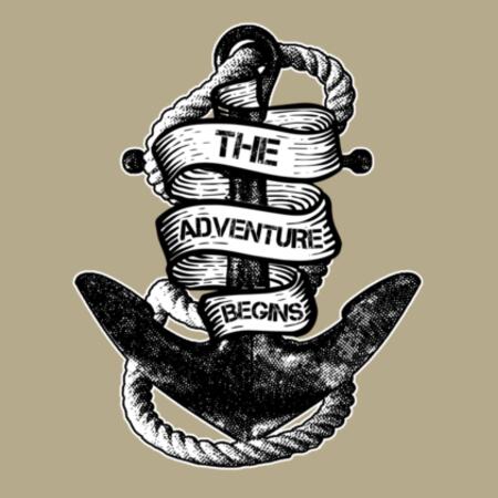 Men | ♻️ Relaxed Sweatshirt | The Adventure Begins Design