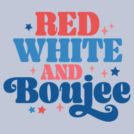 Women | ♻️ Relaxed Hoodie | Red, White & Boujee Design