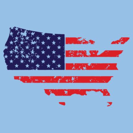 Men | Essential Tee | USA Map Design