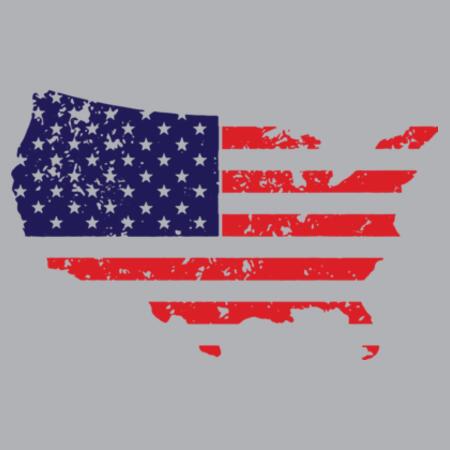 Men | Muscle Tank | USA Map Design