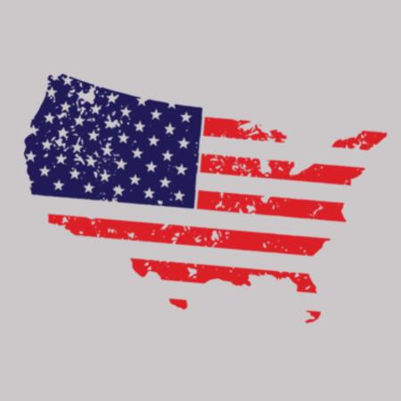 Men | ♻️ Relaxed Sweatshirt | USA Map Design