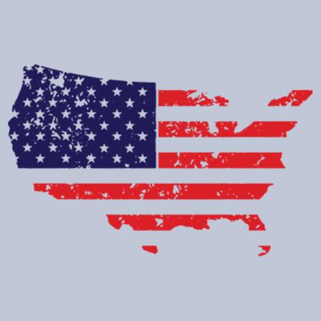 Men | ♻️ Relaxed Hoodie | USA Map Design