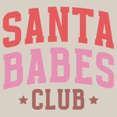 Women | Crop Tee | Santa Babes Club Design