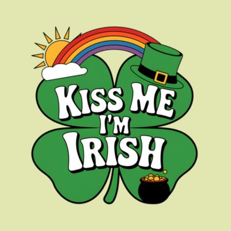 Women | Essential Tee | Kiss Me I'm Irish Design