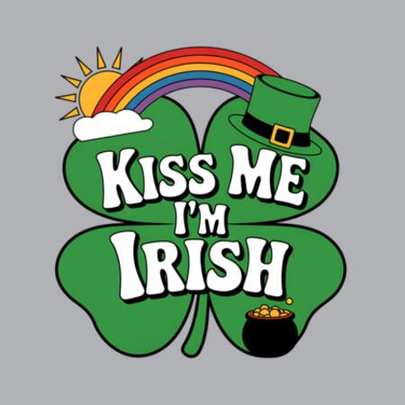 Women | ♻️ Relaxed Sweatshirt | Kiss Me I'm Irish Design