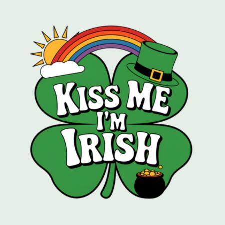 Women | ♻️ Relaxed Hoodie | Kiss Me I'm Irish Design