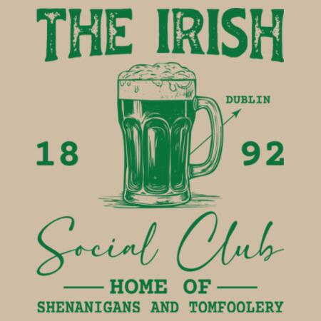 Men | ♻️ Relaxed Sweatshirt | Irish Social Club Design