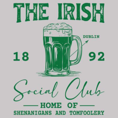 Men | ♻️ Relaxed Hoodie | Irish Social Club Design