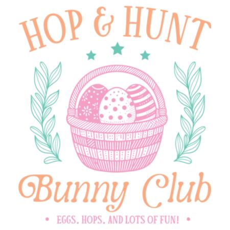 Kids | Tank | Hop & Hunt Bunny Club Design
