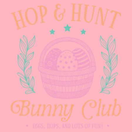 Kids | Hoodie | Hop & Hunt Bunny Club Design