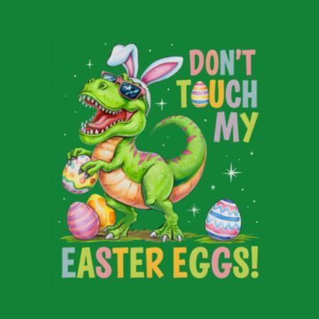 Kids | Essential Tee | Don't Touch My Easter Eggs Design