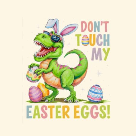 Tote (42 x 42cm) | Don't Touch My Easter Eggs Design