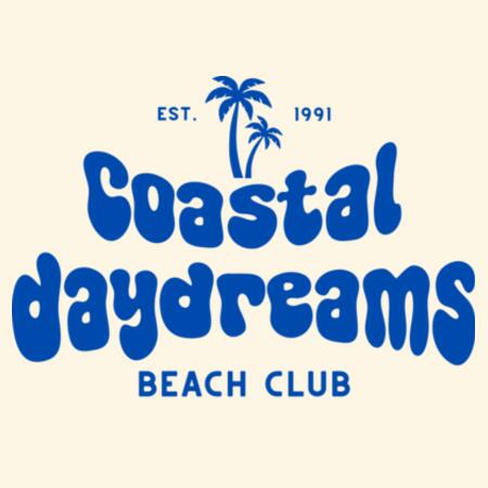 Coastal Daydreams Beach Club • Tote Bag Design