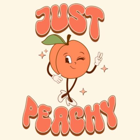 Just Peachy • Tote Bag Design