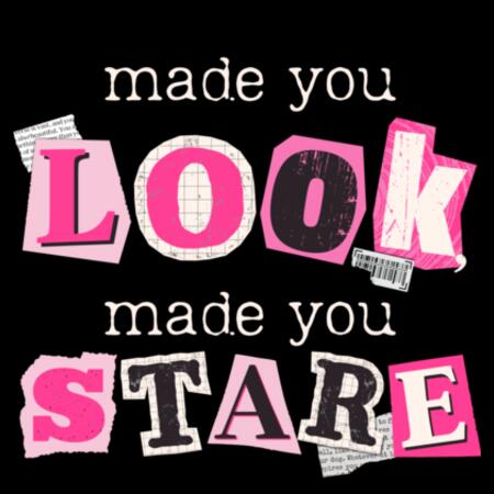 Made You Look, Made You Stare • Tote Bag Design