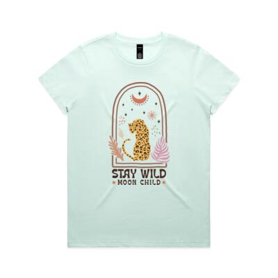 Women | Essential Tee | Stay Wild Moon Child Thumbnail
