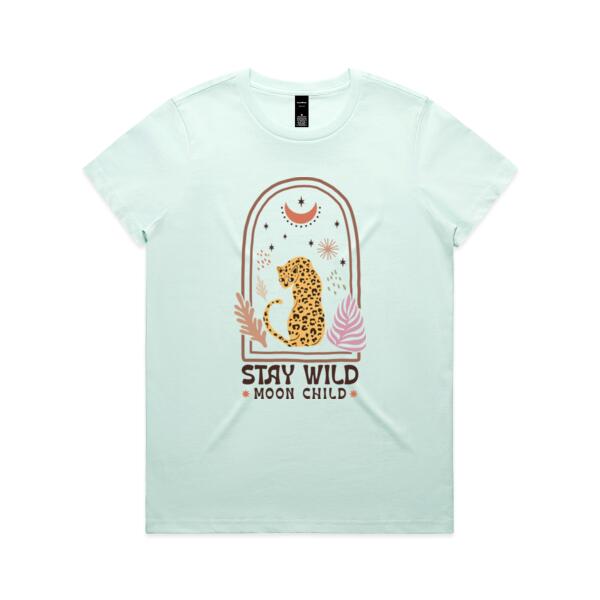 Women | Essential Tee | Stay Wild Moon Child Thumbnail