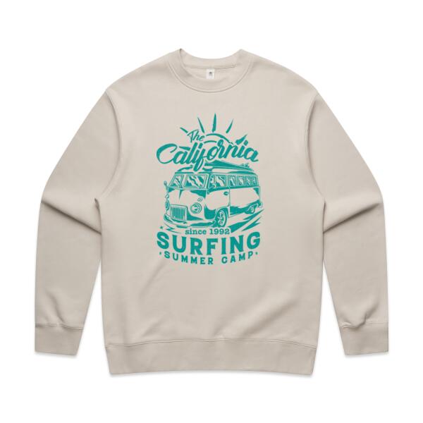 Men | ♻️ Relaxed Sweatshirt | California Surfing Summer Camp Thumbnail