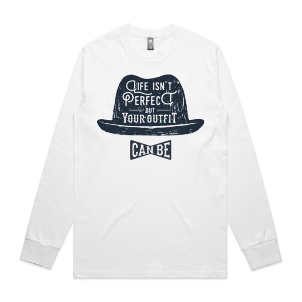 Men | Long-Sleeve Tee |  Life Isn't Perfect But Your Outfit Can Be Thumbnail