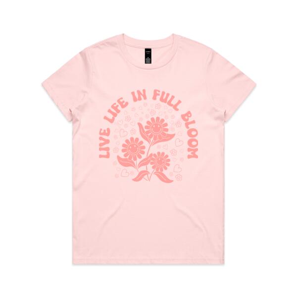 Women | Essential Tee | Live Life in Full Bloom Thumbnail