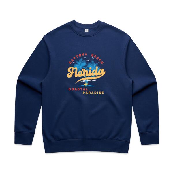 Men | ♻️ Relaxed Sweatshirt | Daytona Beach Thumbnail