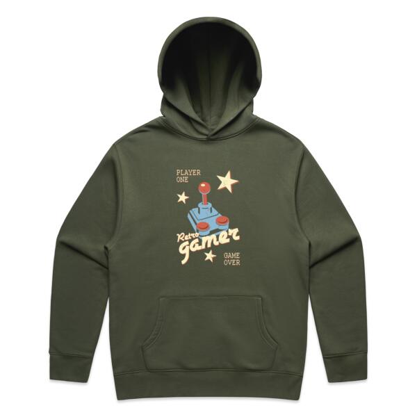 Men | ♻️ Relaxed Hoodie | Retro Gamer Thumbnail