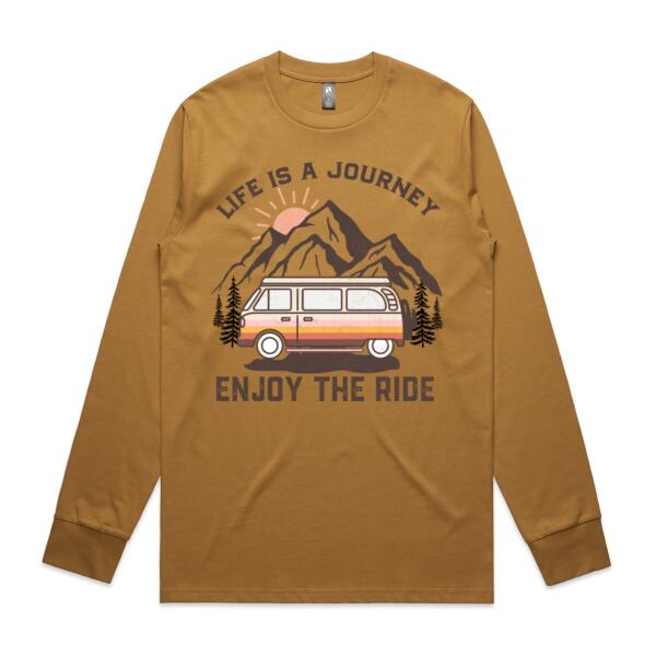 Men | Long-Sleeve Tee | Life is a Journey Thumbnail