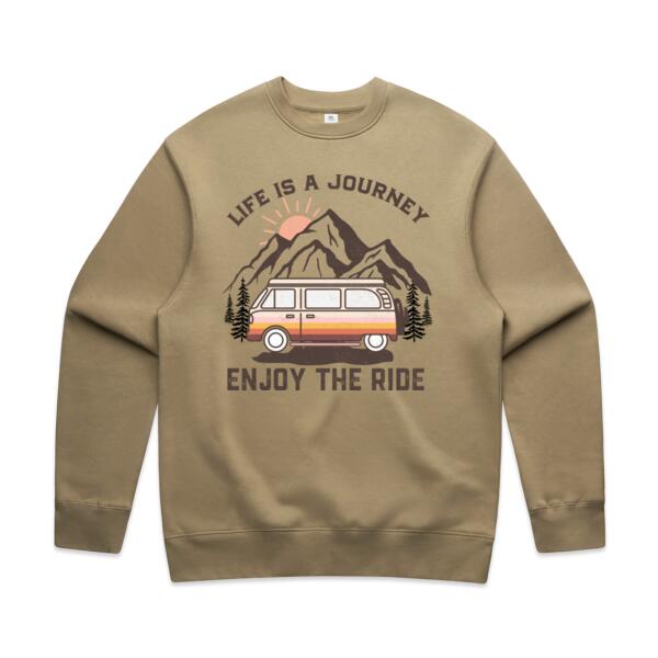 Men | ♻️ Relaxed Sweatshirt | Life is a Journey Thumbnail