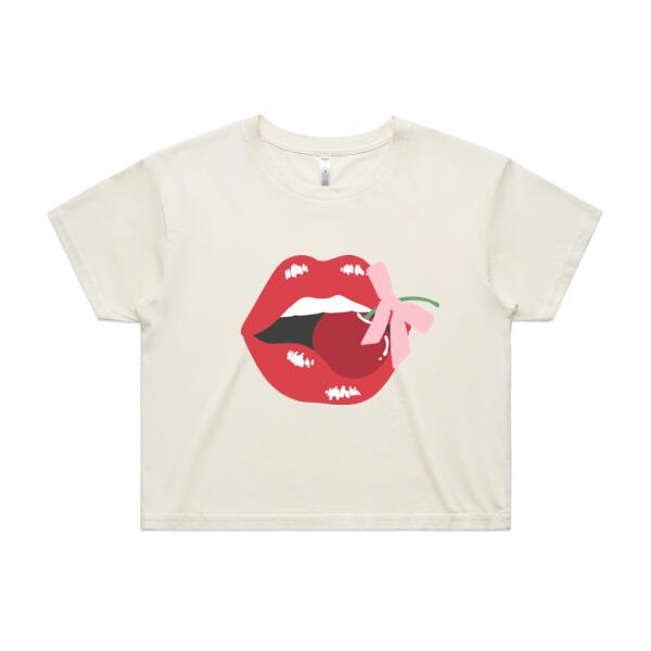 Women | Crop Tee | Cherry Kiss Thumbnail