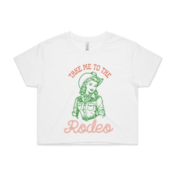 Women | Crop Tee | Take Me To The Rodeo Thumbnail