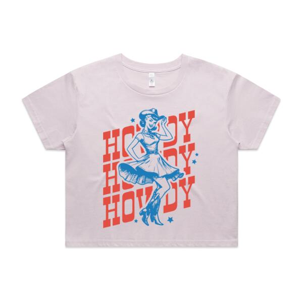 Women | Crop Tee | Howdy Cowgirl Thumbnail