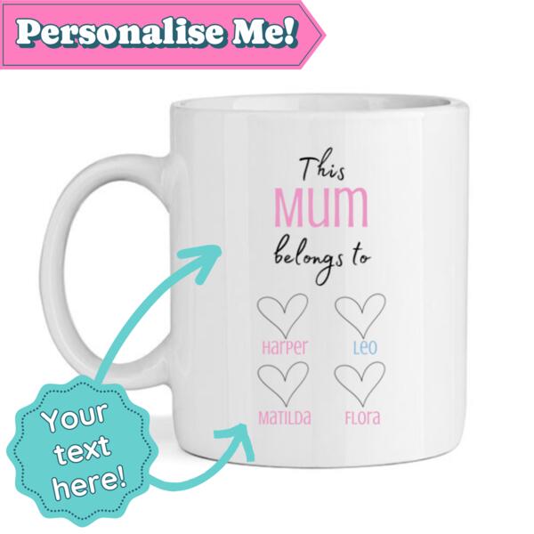 Mug | This Mum/Nana/Granny Belongs To Thumbnail