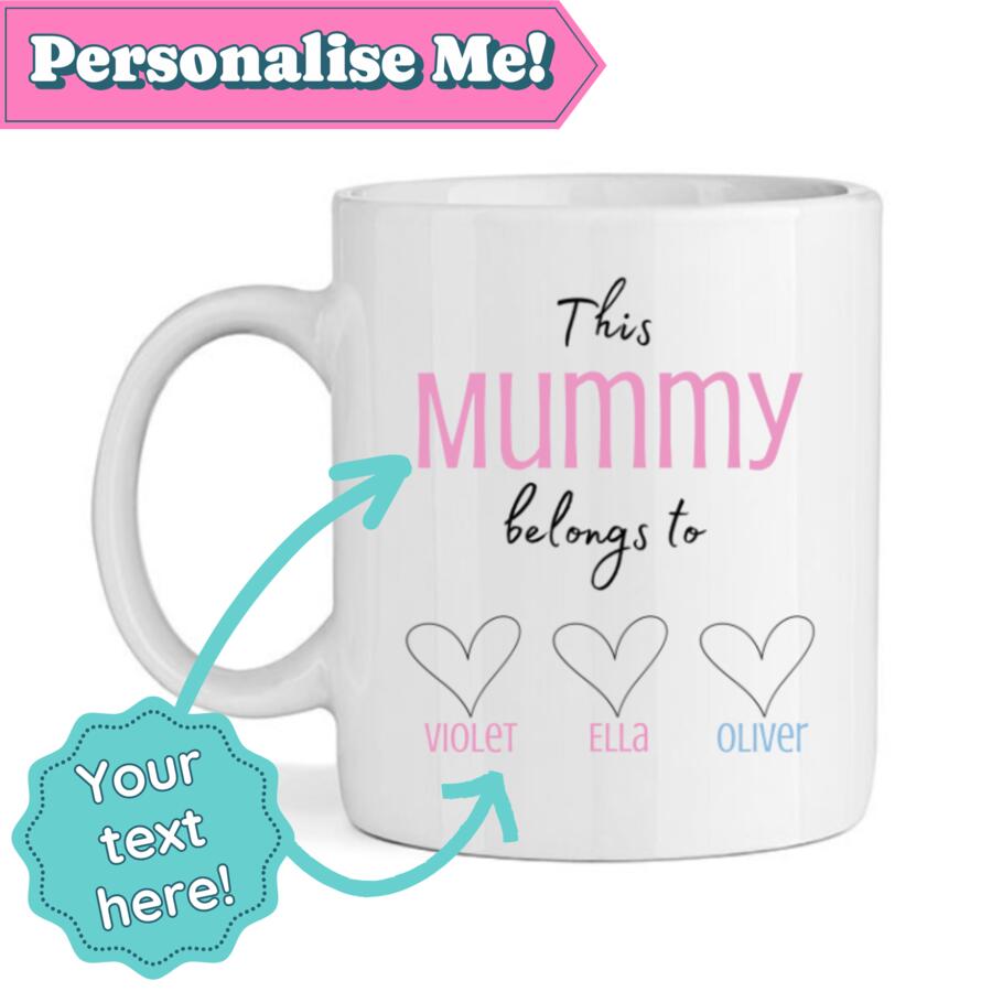 Mug | This Mum/Nana/Granny Belongs To Thumbnail