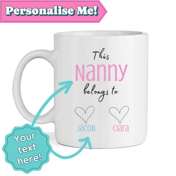 Mug | This Mum/Nana/Granny Belongs To Thumbnail